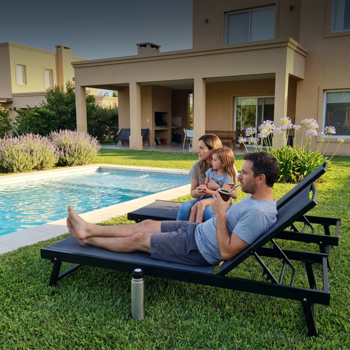 Tarde de verano en familia