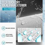 Reposera Cama de Aluminio