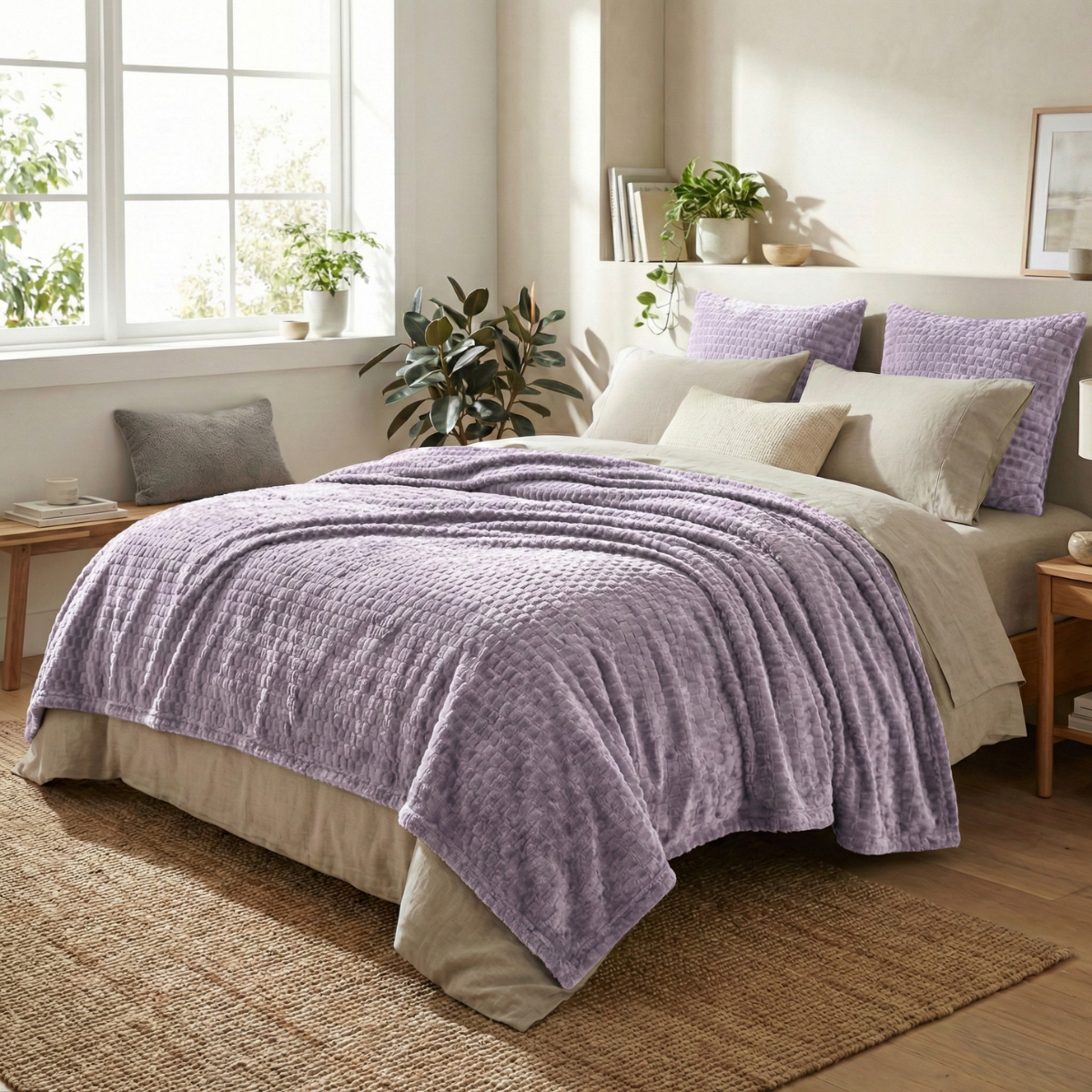 Frazada Manta Flannel Fleece Emerald