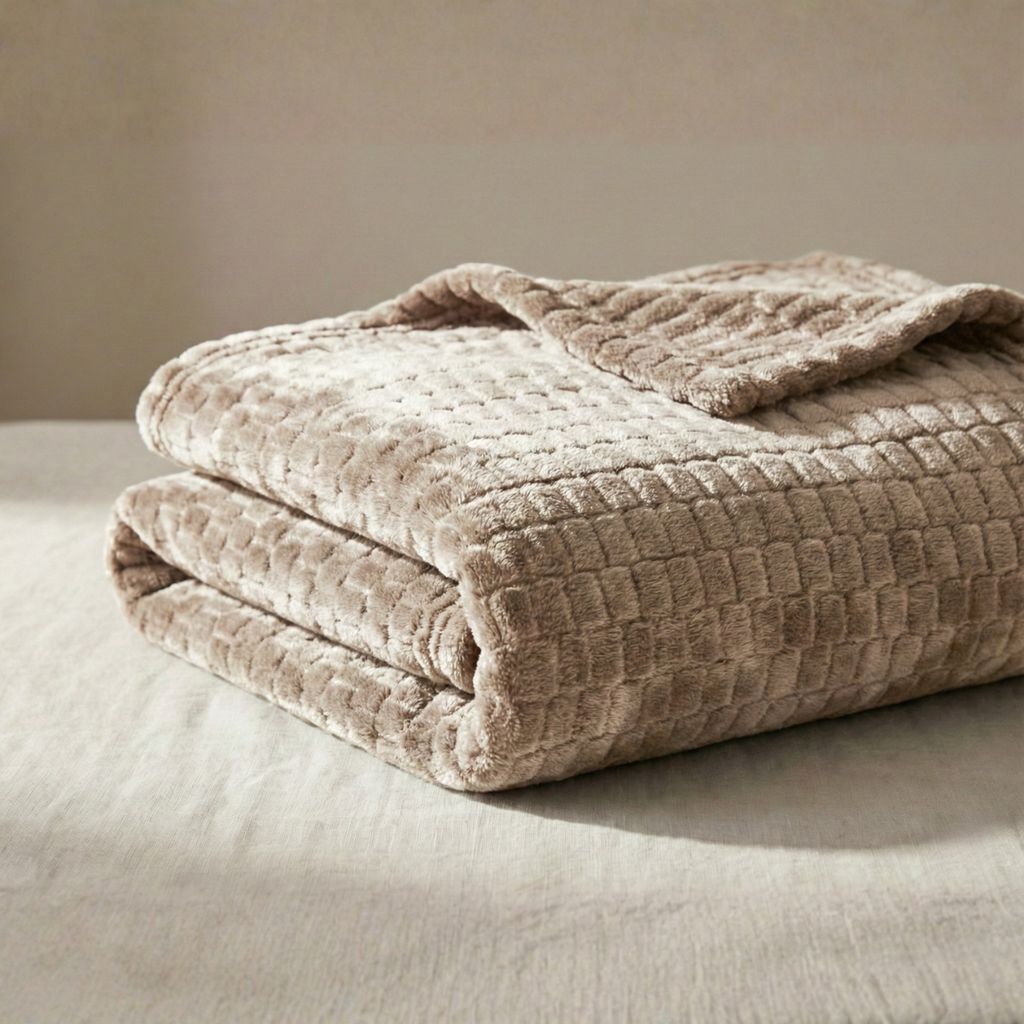 Frazada Manta Flannel Fleece Emerald