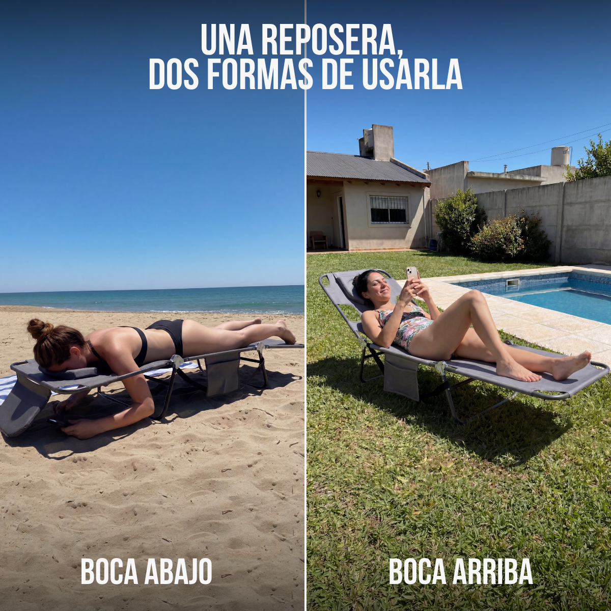 Reposera de Bronceado Viral