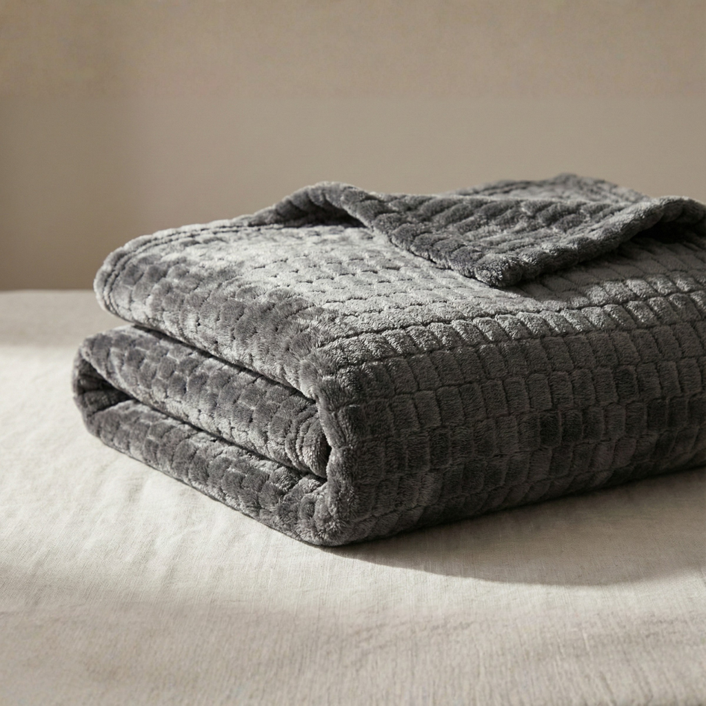 Frazada Manta Flannel Fleece Emerald