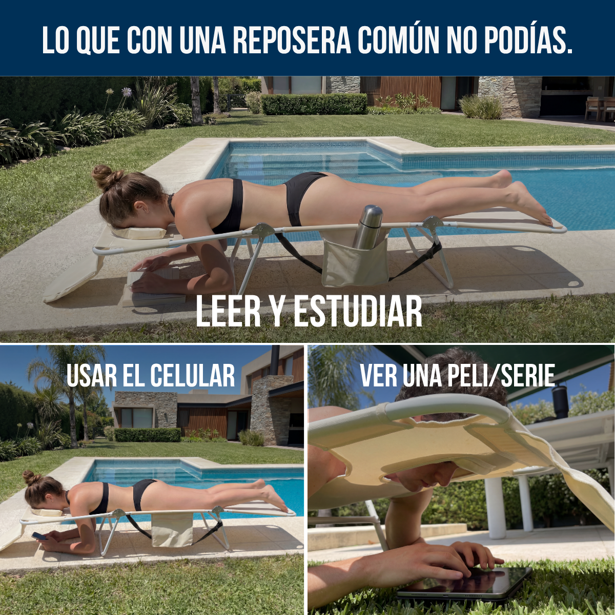 Reposera de Bronceado Viral