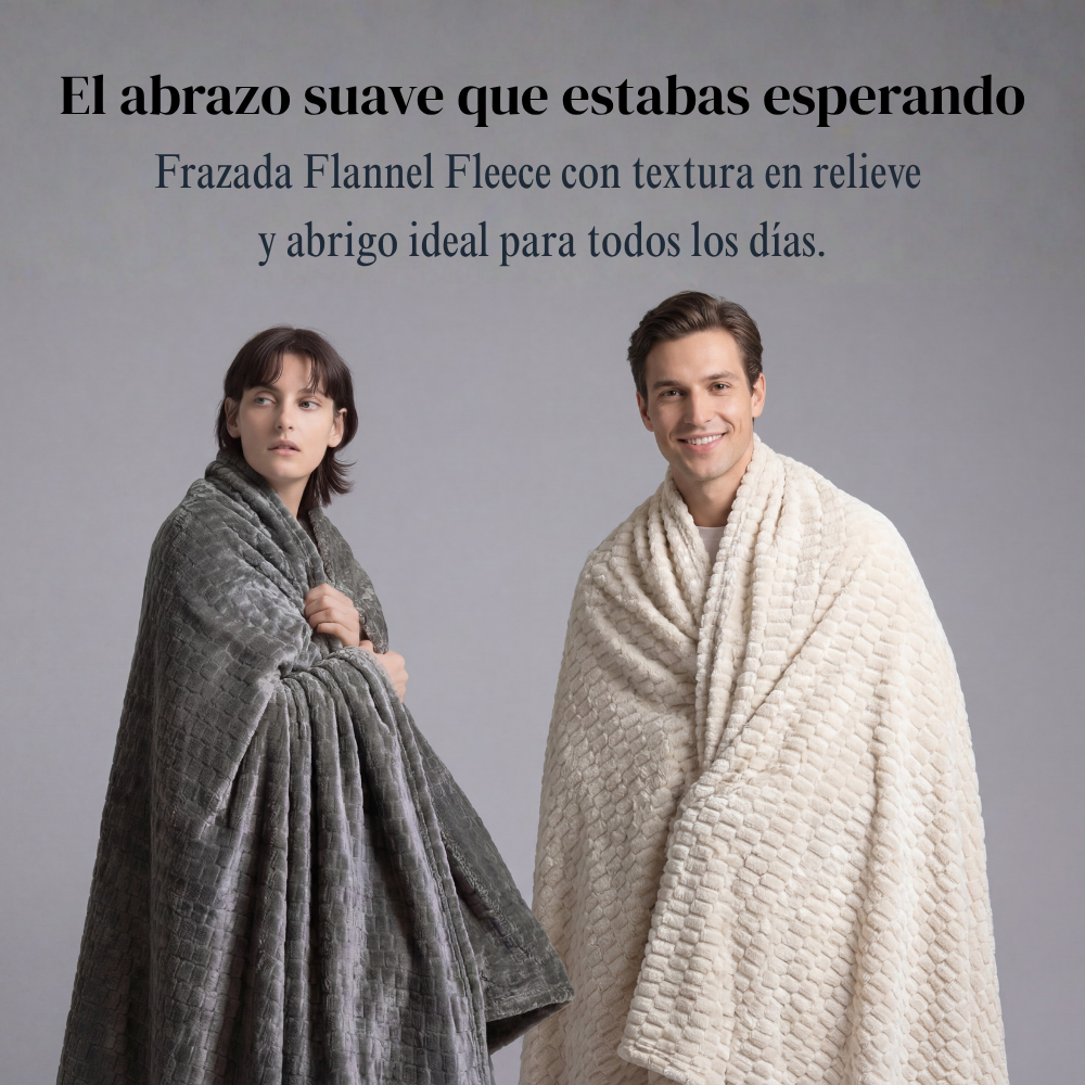 Frazada Manta Flannel Fleece Emerald