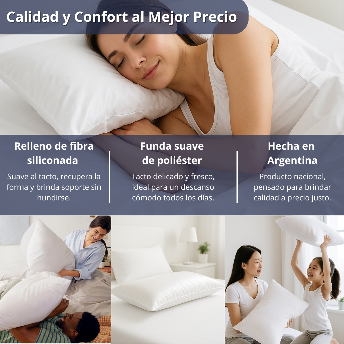 Almohada Pluma Eternity