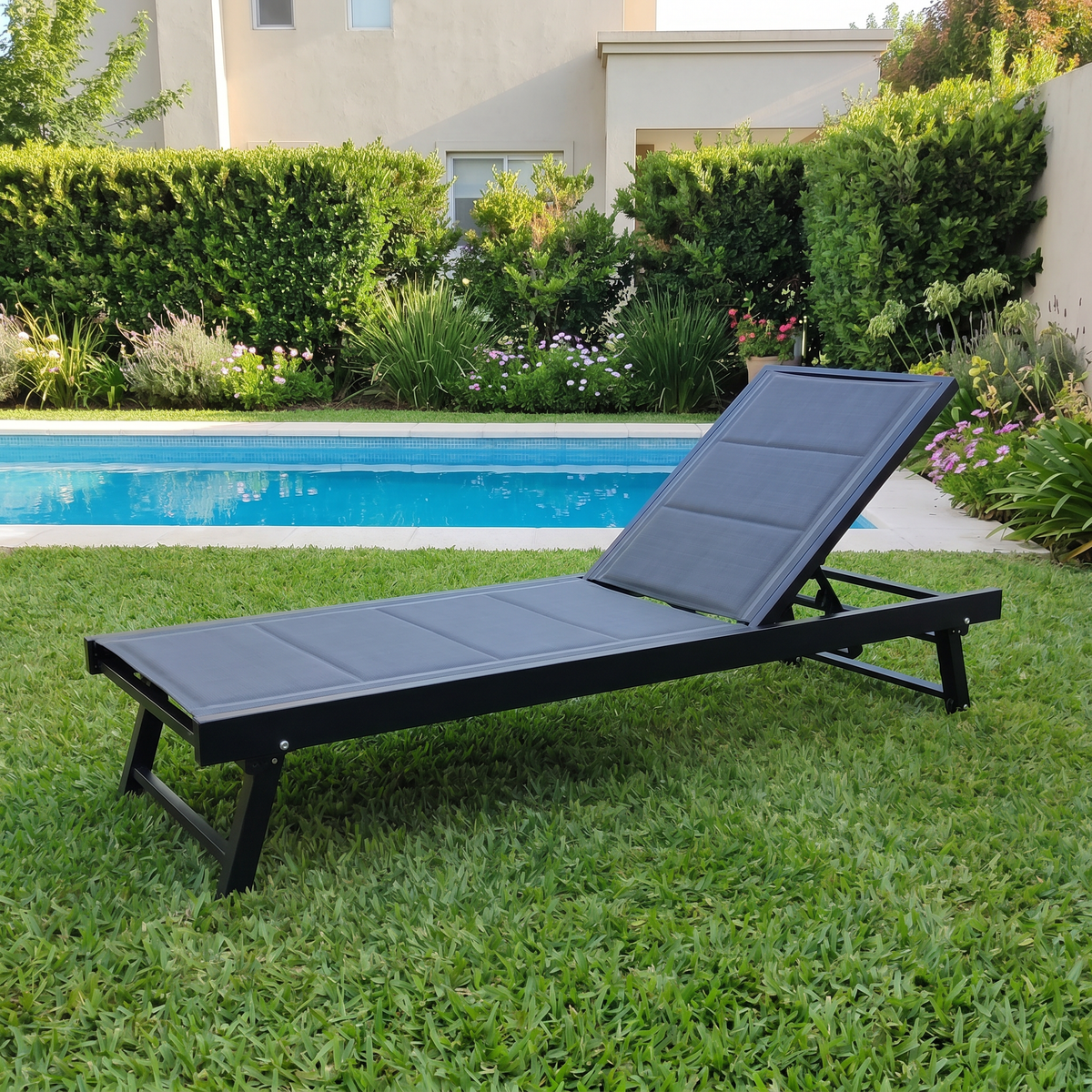 Reposera Cama de Aluminio